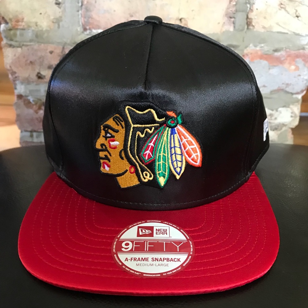 Chicago Blackhawks Satin Hat